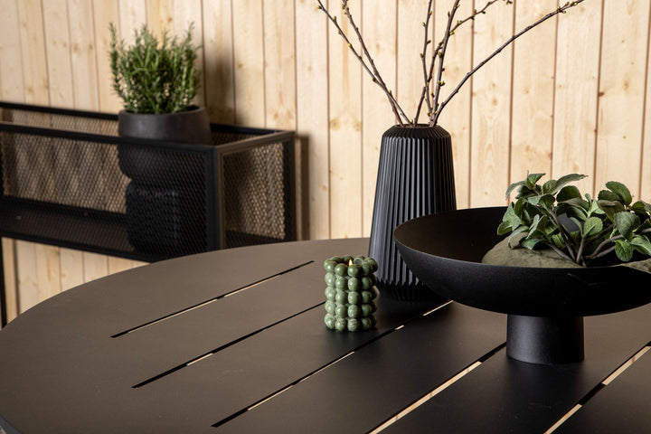 Venture Home Alma Dining Table - Black Alu - ø120cm