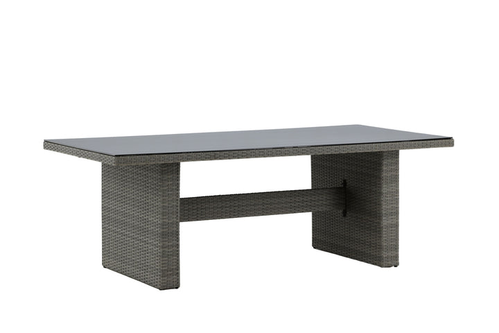 Venture Home Padova Table 200*100 - Grey/Glass