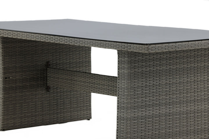 Venture Home Padova Table 200*100 - Grey/Glass