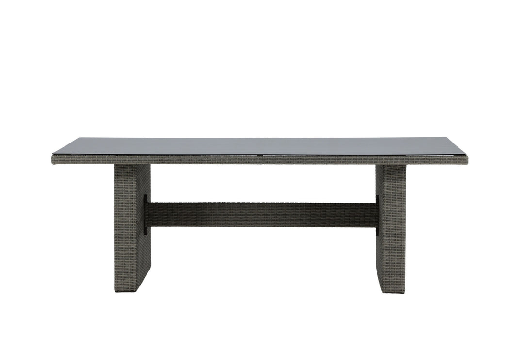 Venture Home Padova Table 200*100 - Grey/Glass
