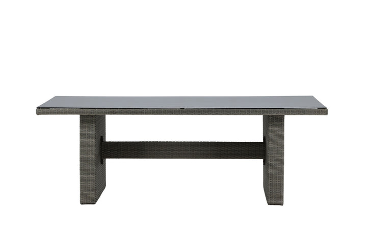 Venture Home Padova Table 200*100 - Grey/Glass