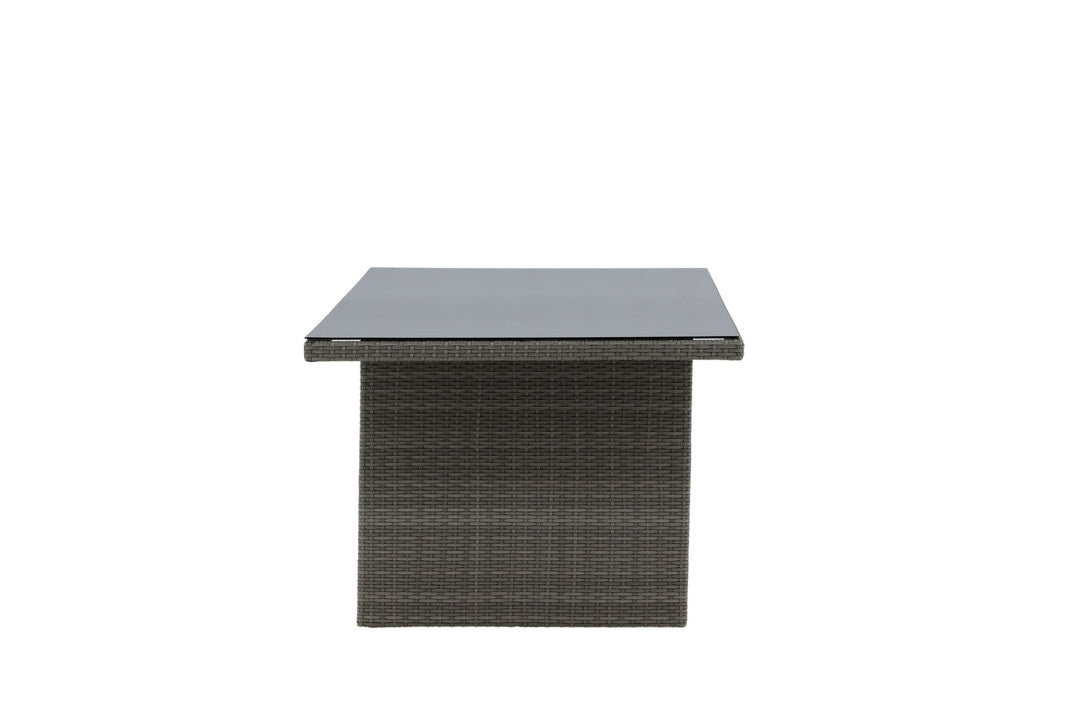 Venture Home Padova Table 200*100 - Grey/Glass