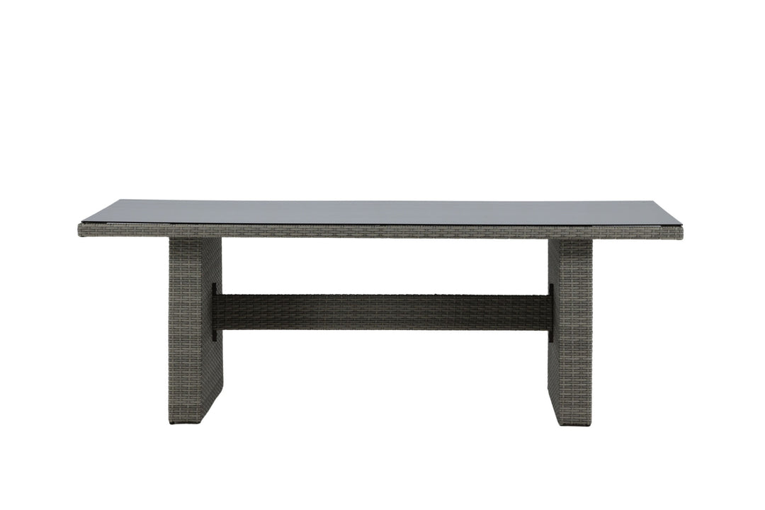 Venture Home Padova Table 200*100 - Grey/Glass