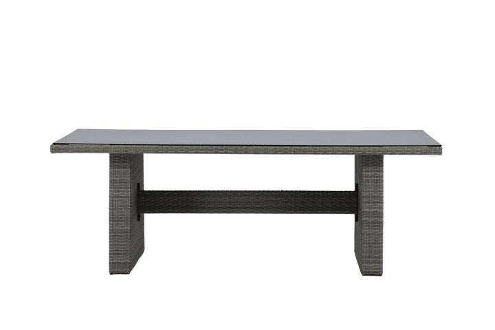 Venture Home Padova Table 200*100 - Grey/Glass