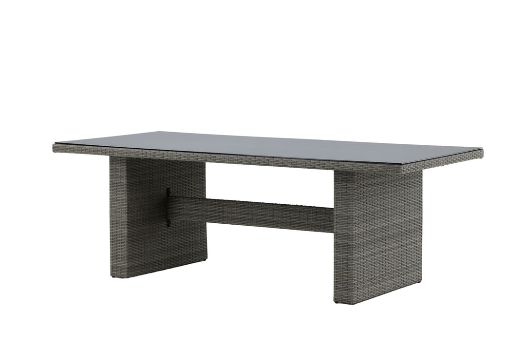 Venture Home Padova Table 200*100 - Grey/Glass