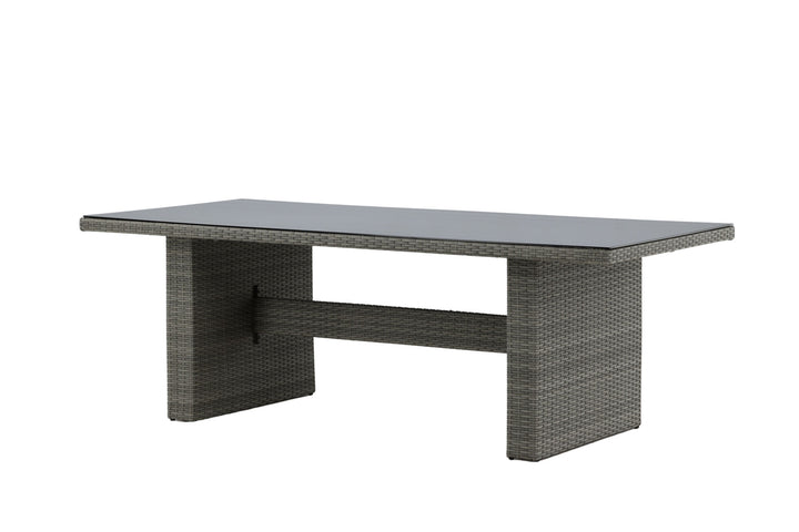 Venture Home Padova Table 200*100 - Grey/Glass
