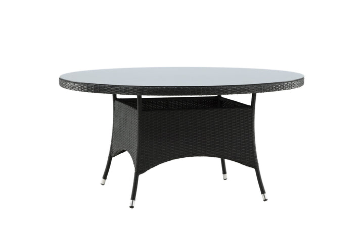 Venture Home Volta Table ø 150 - Black/Glass
