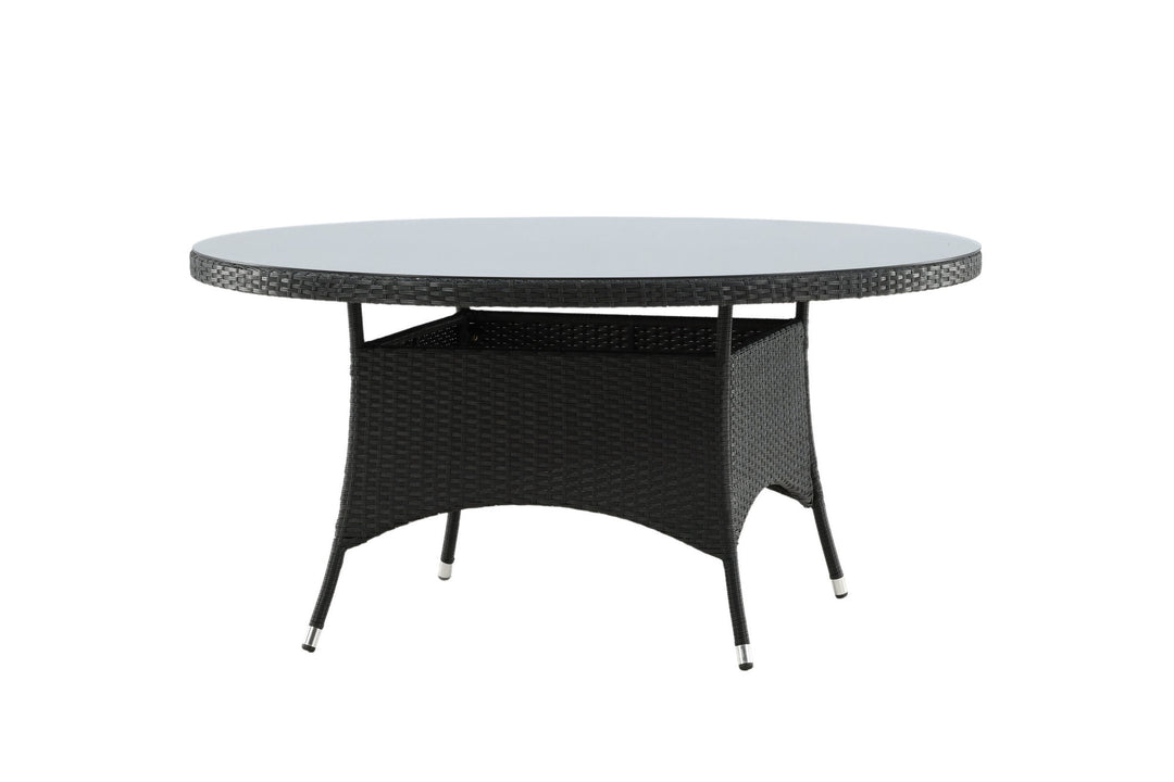 Venture Home Volta Table ø 150 - Black/Glass