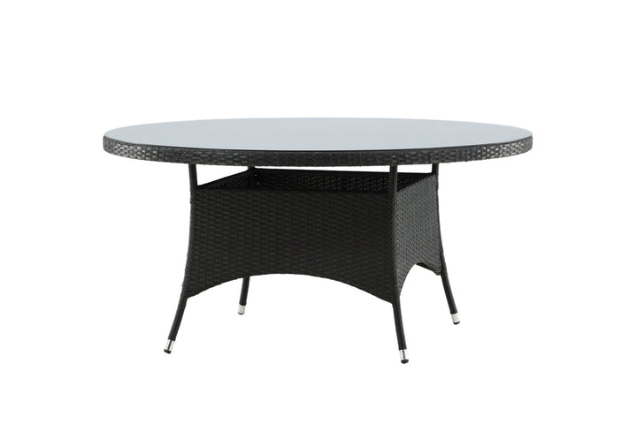 Venture Home Volta Table ø 150 - Black/Glass