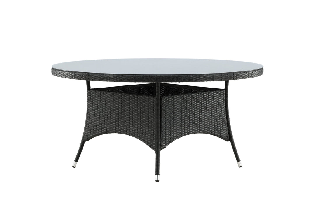 Venture Home Volta Table ø 150 - Black/Glass