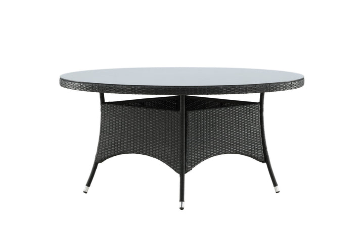 Venture Home Volta Table ø 150 - Black/Glass