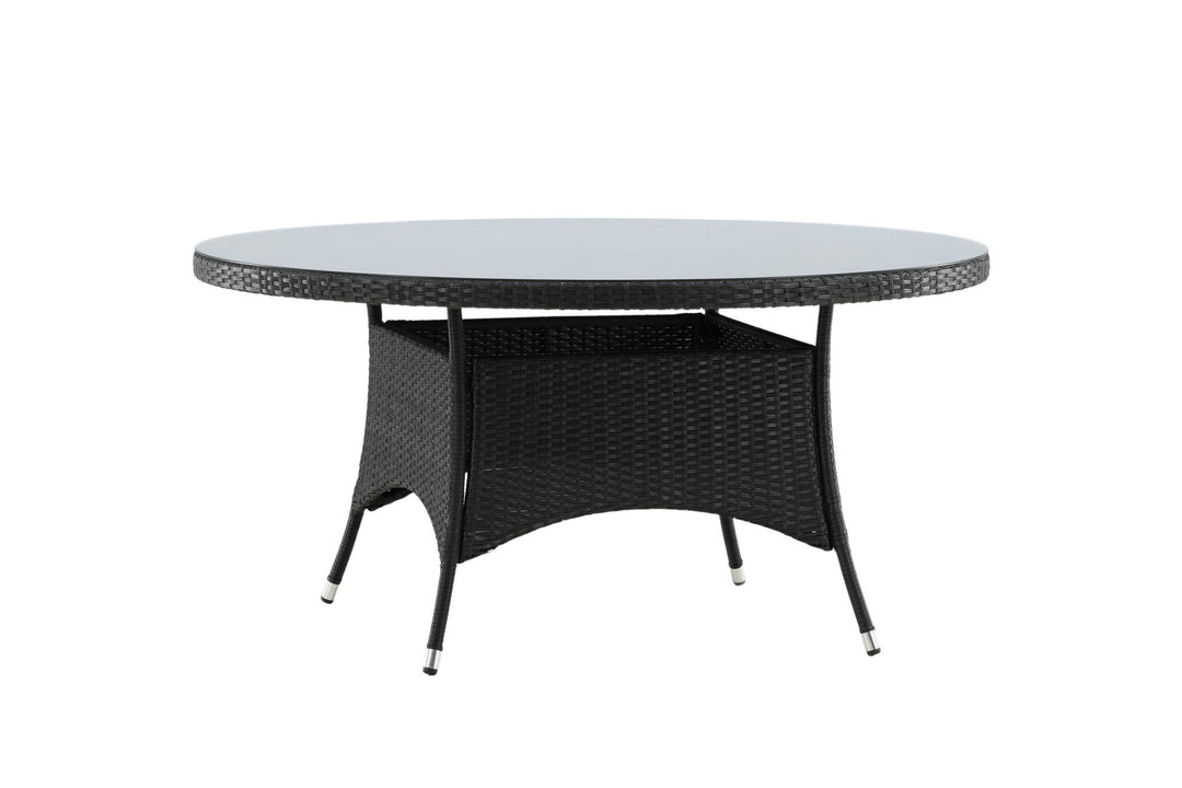 Venture Home Volta Table ø 150 - Black/Glass