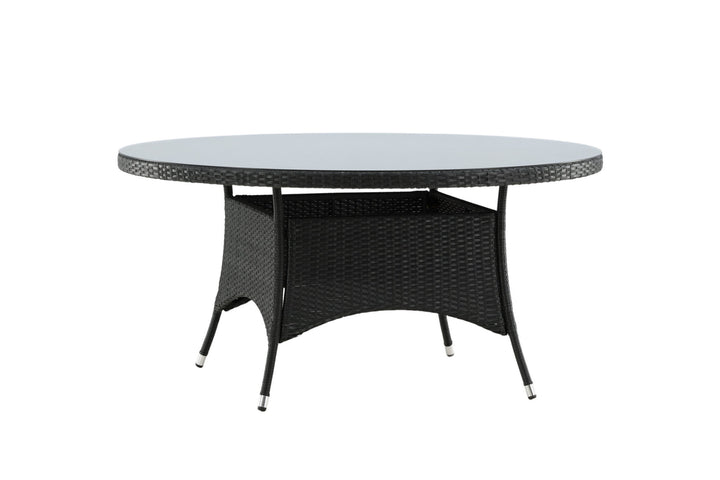 Venture Home Volta Table ø 150 - Black/Glass