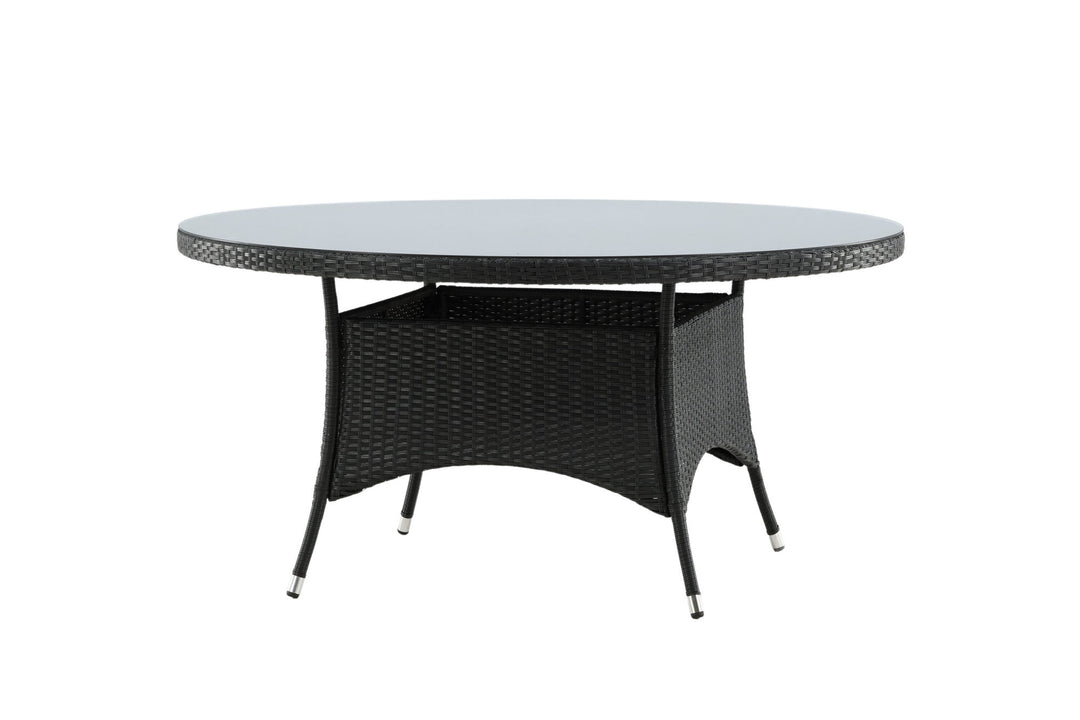 Venture Home Volta Table ø 150 - Black/Glass