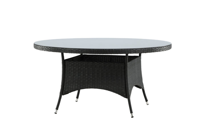 Venture Home Volta Table ø 150 - Black/Glass
