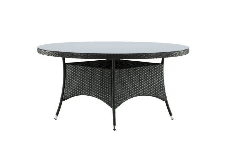 Venture Home Volta Table ø 150 - Black/Glass