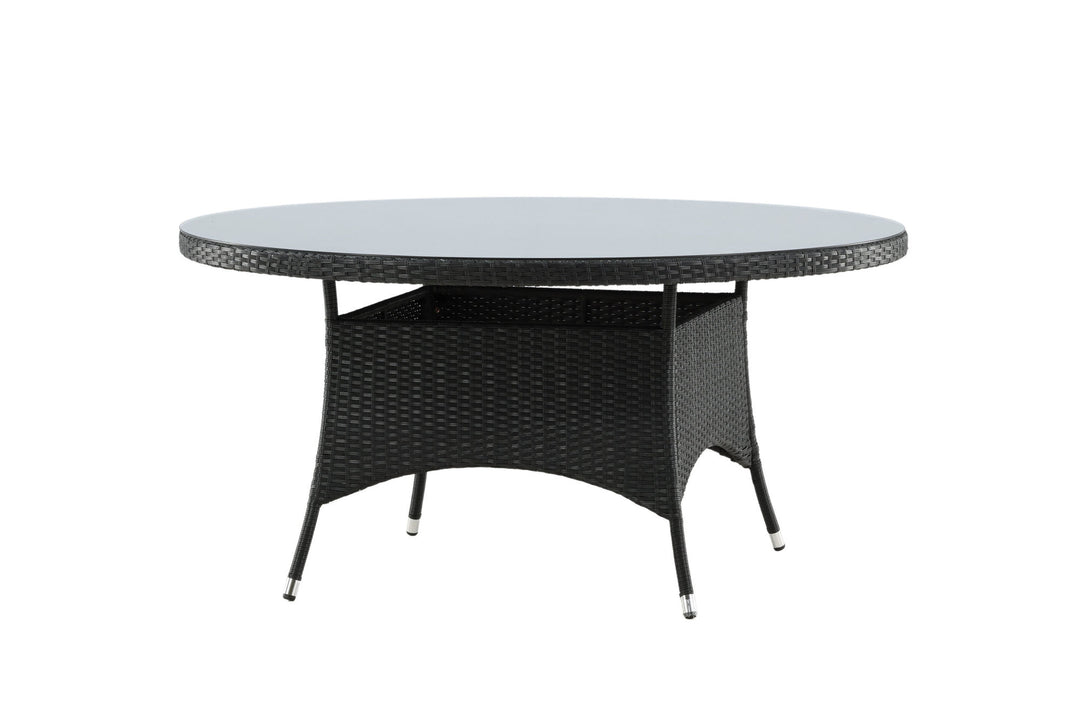 Venture Home Volta Table ø 150 - Black/Glass