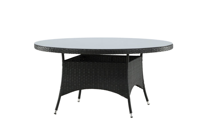 Venture Home Volta Table ø 150 - Black/Glass