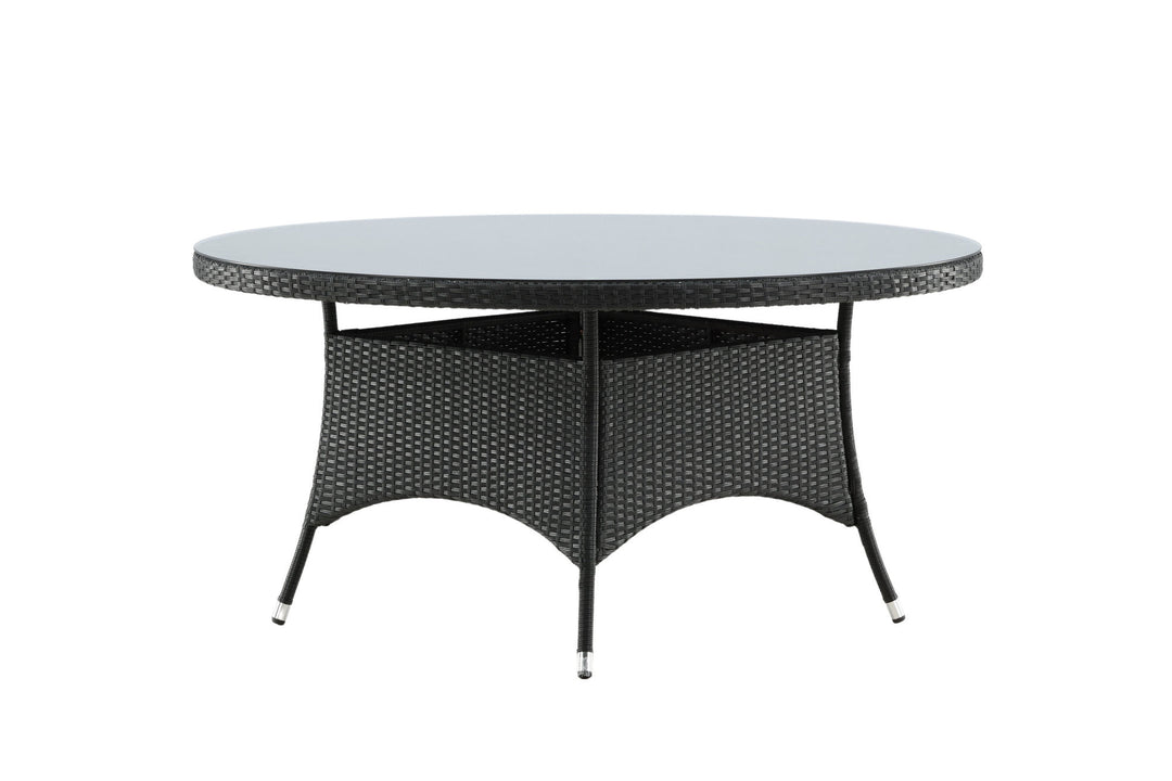 Venture Home Volta Table ø 150 - Black/Glass
