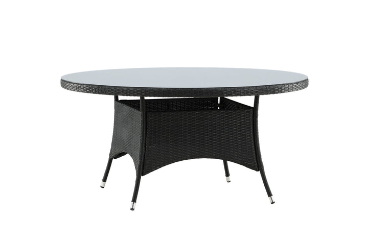 Venture Home Volta Table ø 150 - Black/Glass