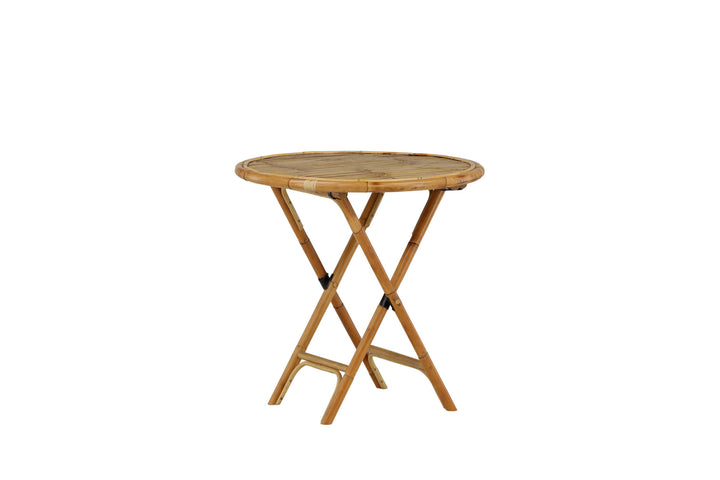 Venture Home Cane Café table ø80cm - Bamboo
