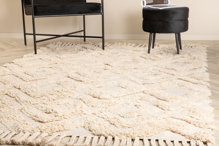 Venture Home Hilma Cotton - 160*230- -Rectangular-Offwhite