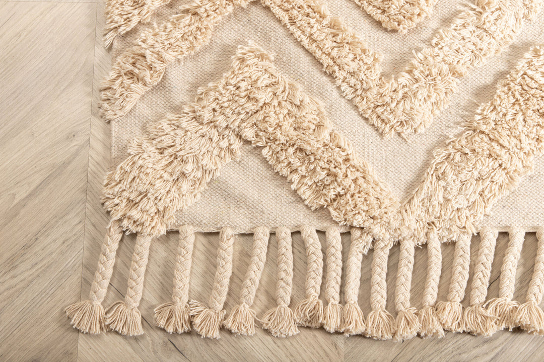 Venture Home Hilma Cotton - 160*230- -Rectangular-Offwhite