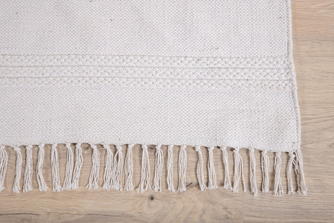 Venture Home Nico Cotton Carpet - 200*300- Offwhite