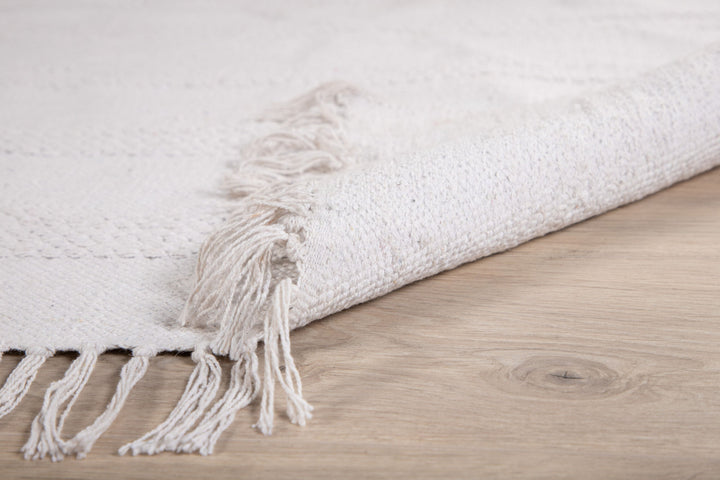 Venture Home Nico Cotton Carpet - 200*300- Offwhite