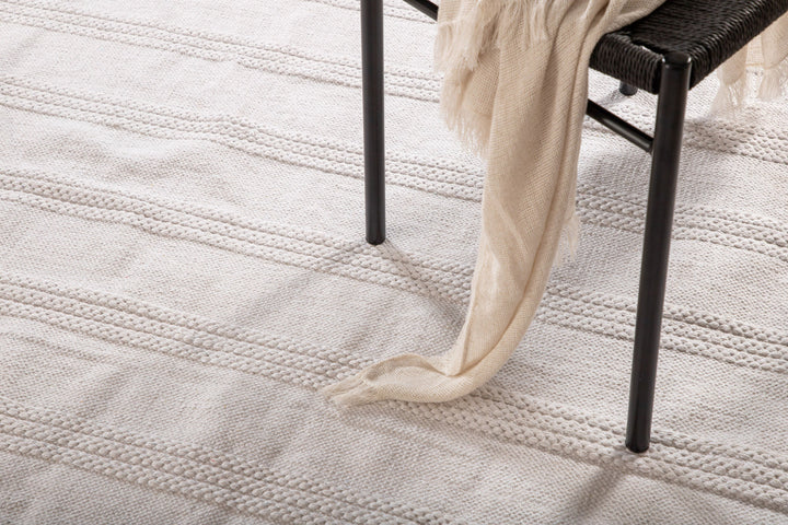 Venture Home Nico Cotton Carpet - 200*300- Offwhite