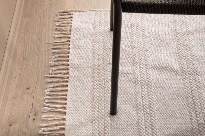 Venture Home Nico Cotton Carpet - 160*230- Offwhite