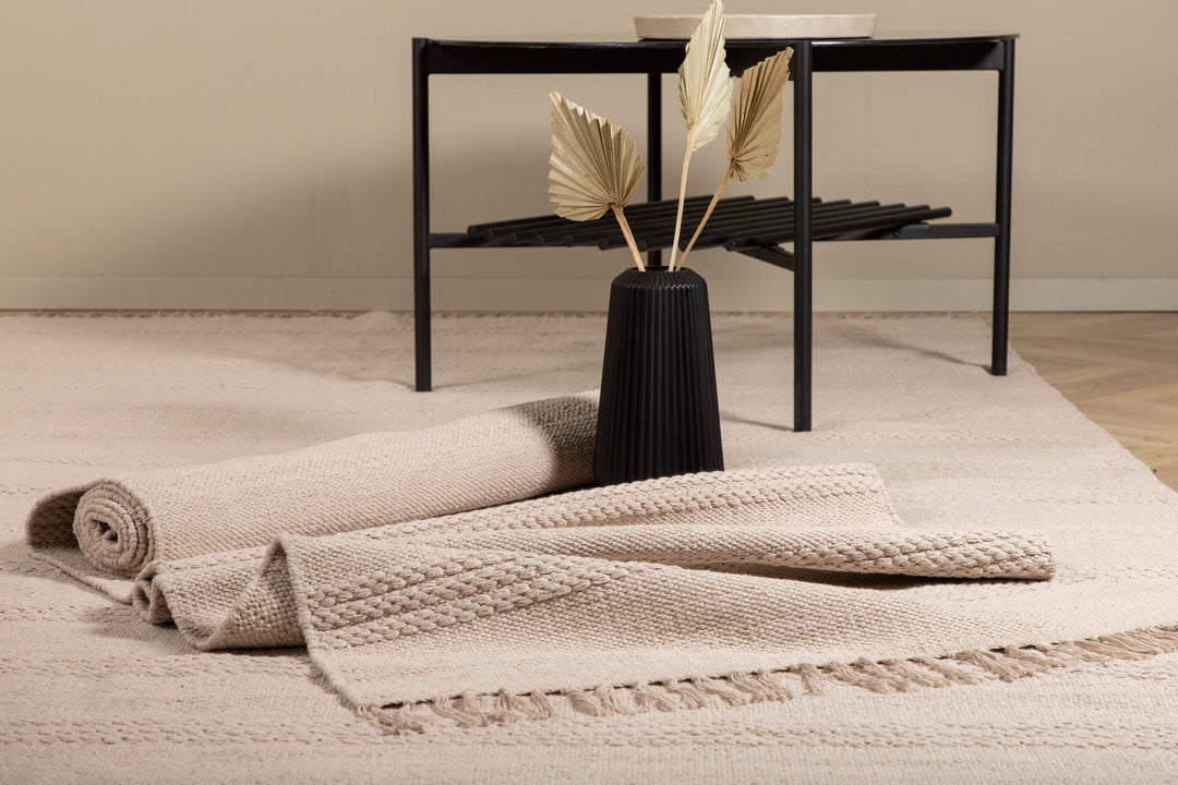 Venture Home Nico Cotton Carpet - 160*230- Beige