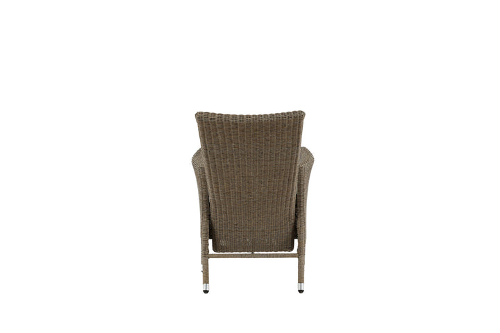 Venture Home Toscana Recliner Chair - Nature Wicker / Nature cushion