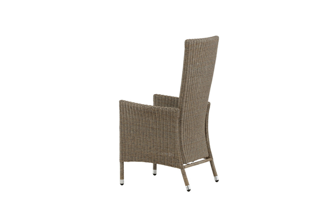 Venture Home Toscana Recliner Chair - Nature Wicker / Nature cushion
