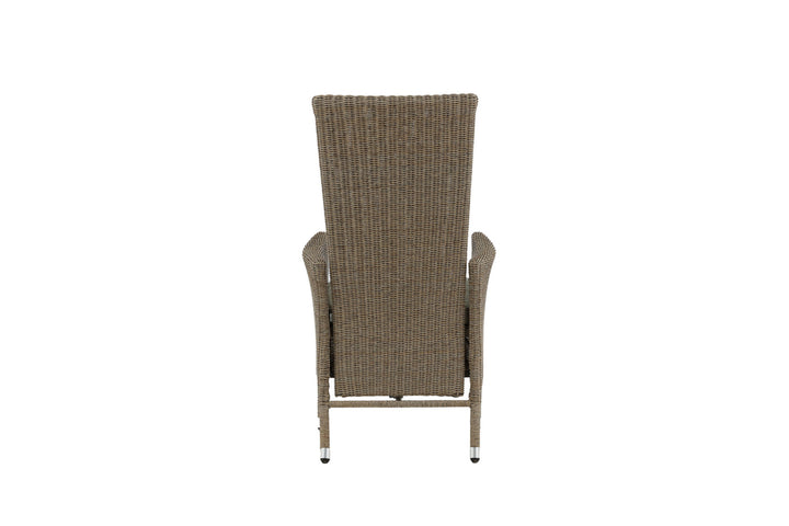 Venture Home Toscana Recliner Chair - Nature Wicker / Nature cushion