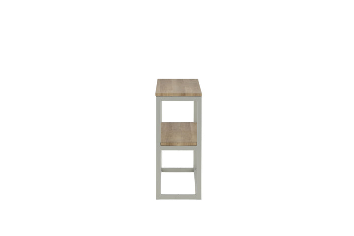 Venture Home Rise Double Side Table - Grey / Ash Paper laminate