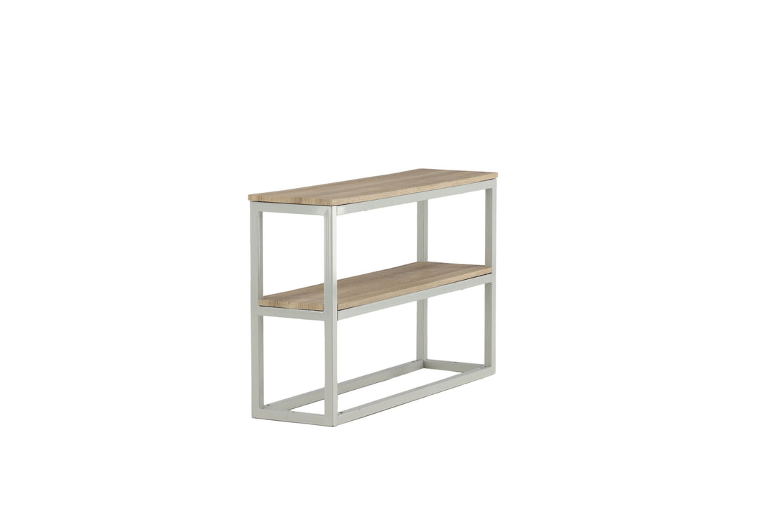 Venture Home Rise Double Side Table - Grey / Ash Paper laminate