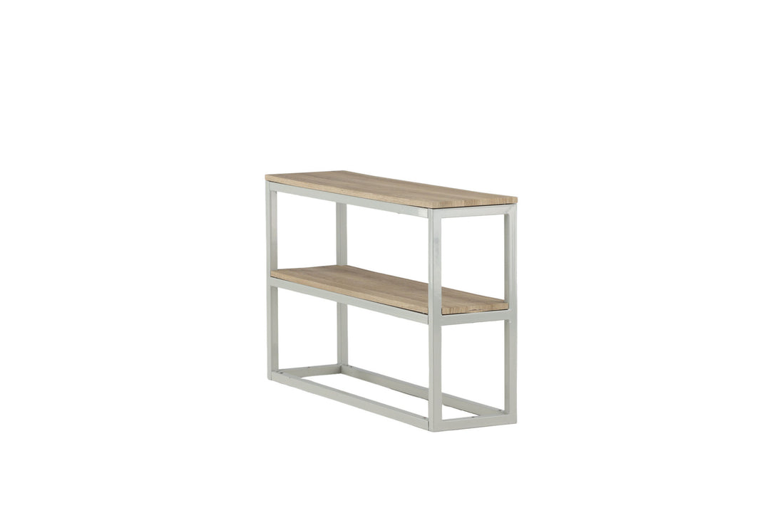 Venture Home Rise Double Side Table - Grey / Ash Paper laminate