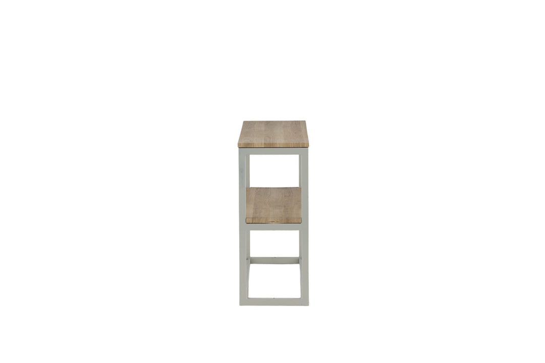 Venture Home Rise Double Side Table - Grey / Ash Paper laminate