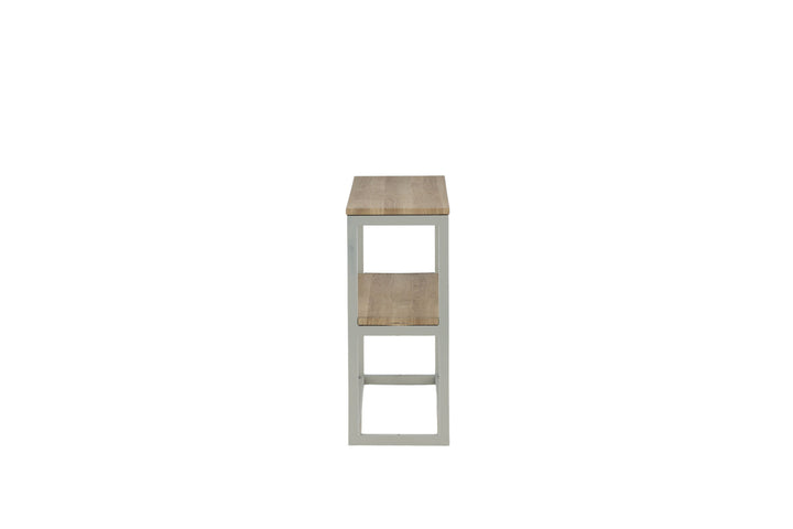 Venture Home Rise Double Side Table - Grey / Ash Paper laminate