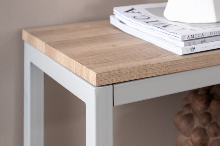 Venture Home Rise Double Side Table - Grey / Ash Paper laminate