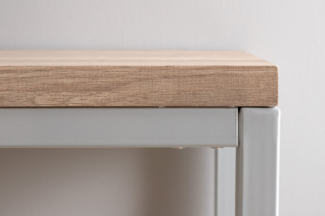 Venture Home Rise Side Table - Grey / Ash Paper laminate