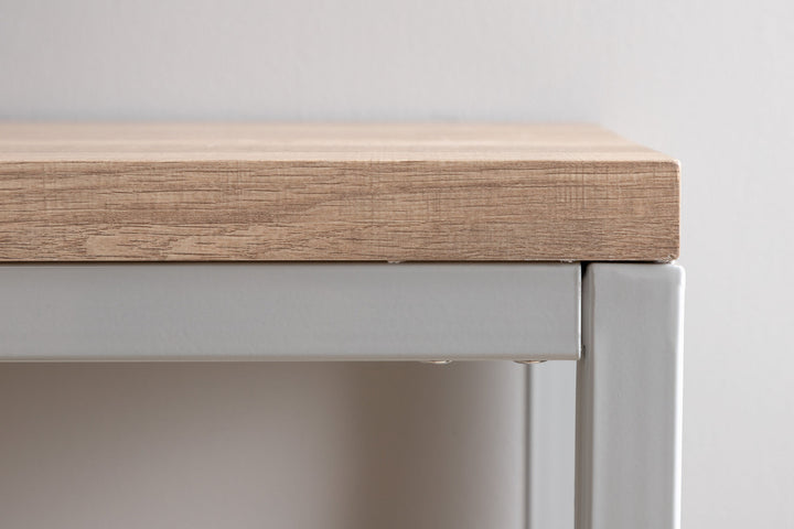 Venture Home Rise Side Table - Grey / Ash Paper laminate
