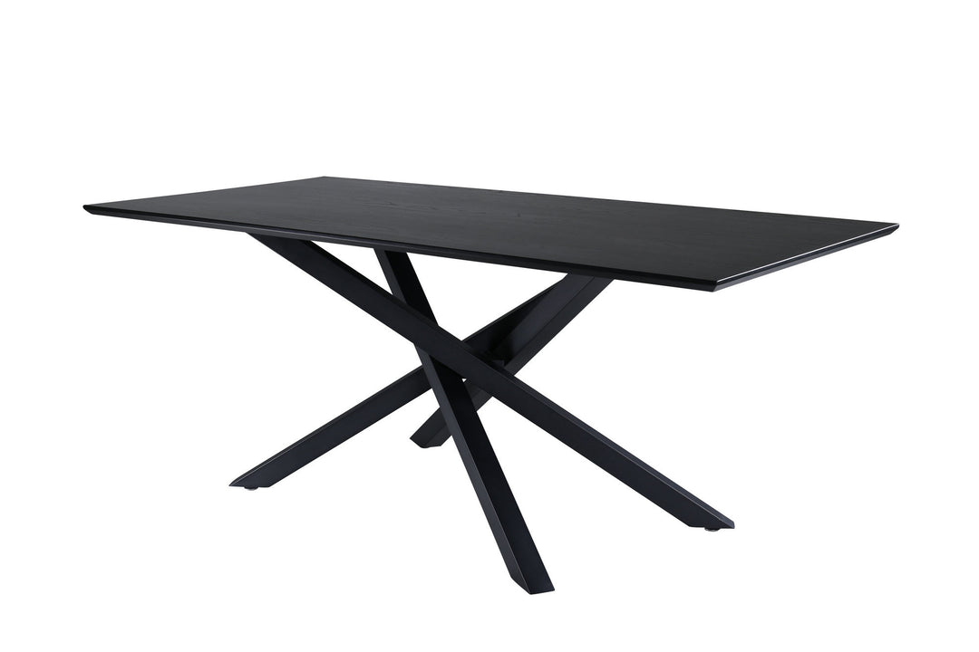 Venture Home Piazza Dining Table - Black / Black Veneer