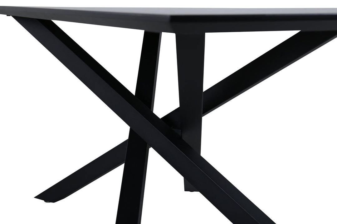 Venture Home Piazza Dining Table - Black / Black Veneer