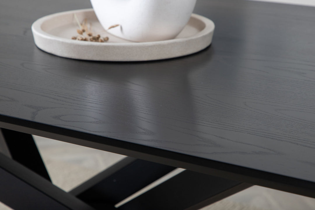 Venture Home Piazza Dining Table - Black / Black Veneer