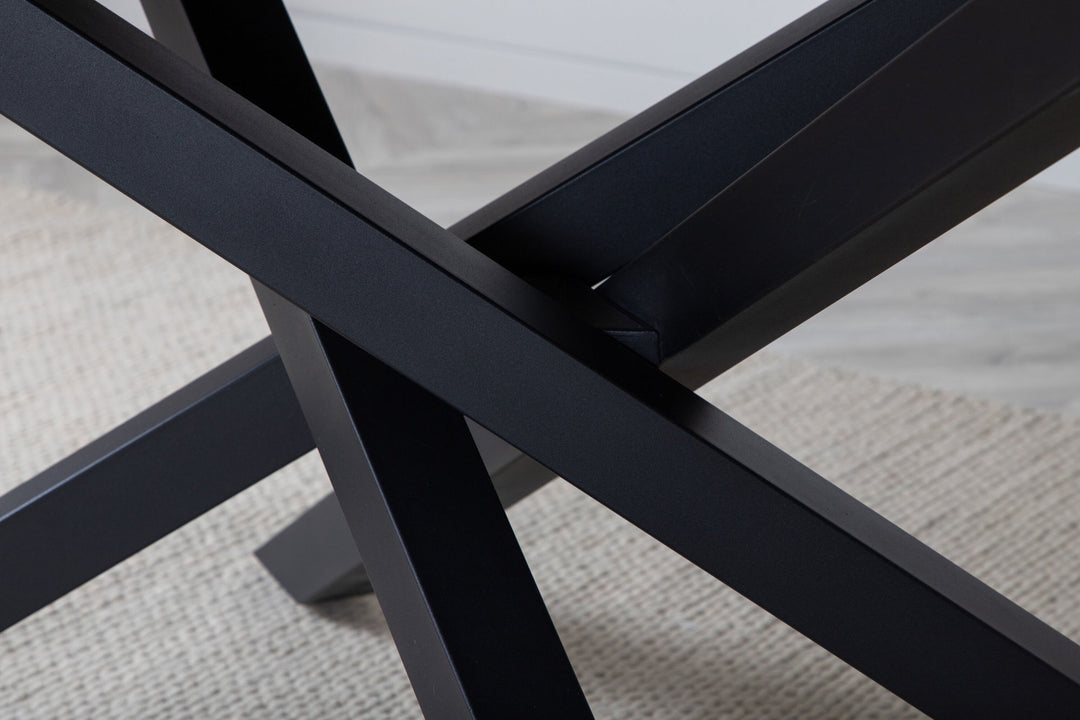 Venture Home Piazza Dining Table - Black / Black Veneer