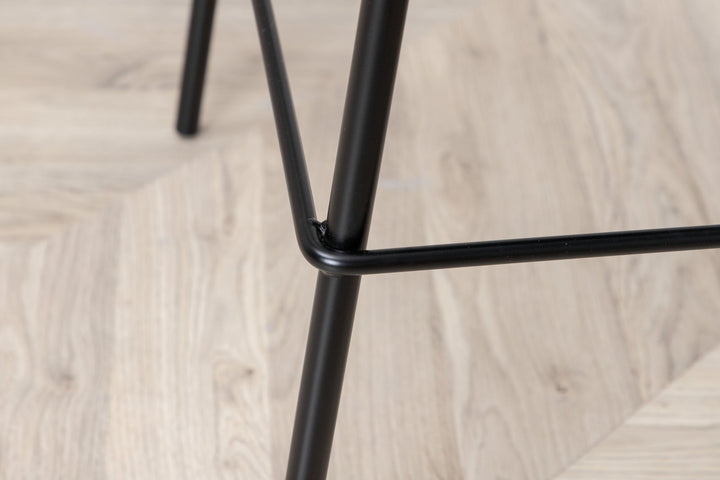 Venture Home Polar Bar Chair 2-pack - Black / Black PU