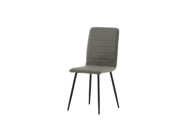 Venture Home Windu Lyx Chair 2-pack - Black / Grey Micro Fibre