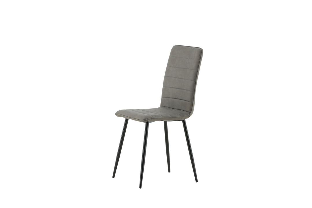 Venture Home Windu Lyx Chair 2-pack - Black / Grey Micro Fibre